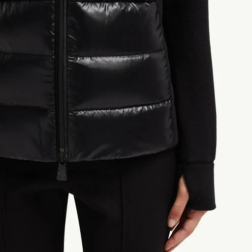 Padded Fleece Zip-Up Hoodie