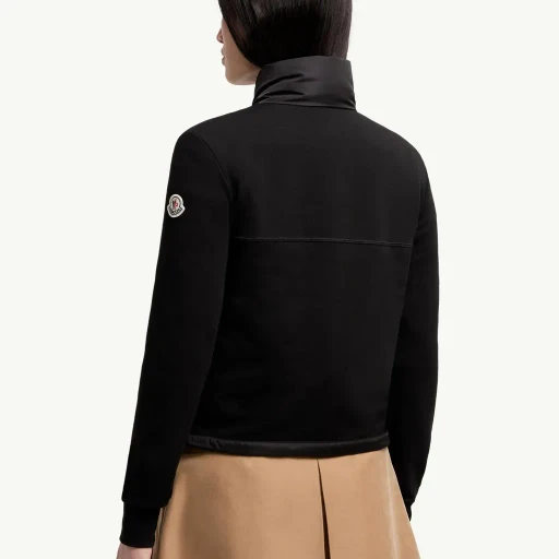 Padded Zip-Up Cardigan