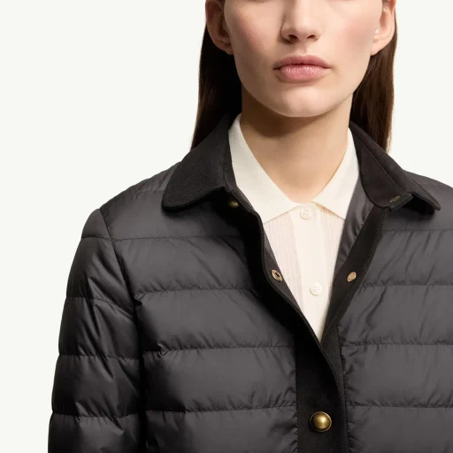 Jujulong Cotton & Linen-Trimmed Down Jacket