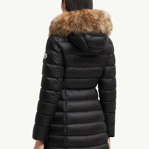 Hirmafur Hooded Shearling Long Down Jacket