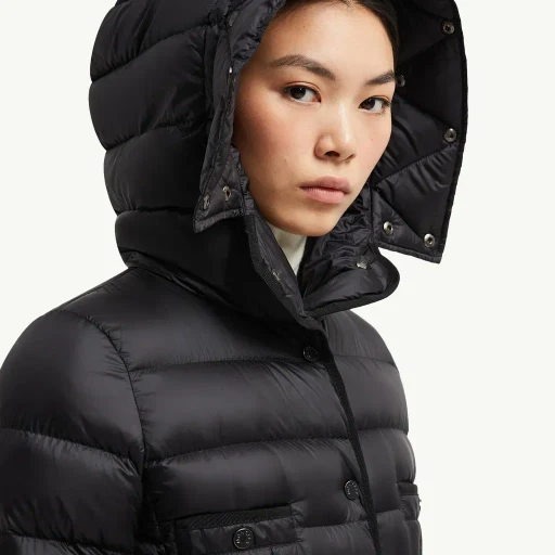 Hirmafur Hooded Shearling Long Down Jacket