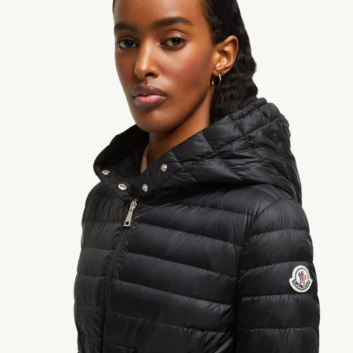 Barbel Hooded Fit & Flare Long Down Jacket
