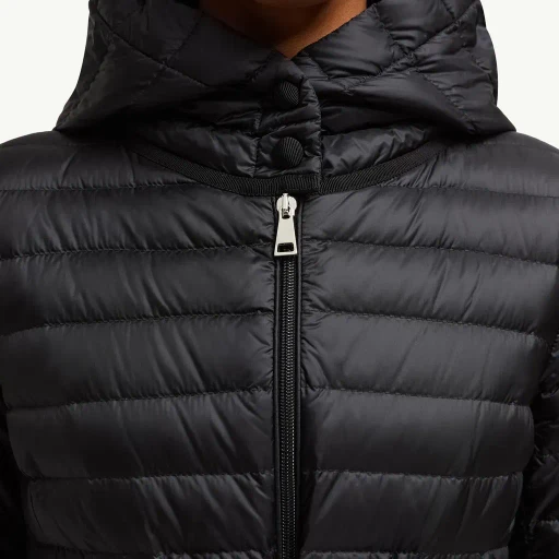 Barbel Hooded Fit & Flare Long Down Jacket
