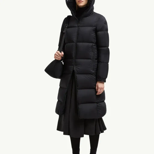 Arredoun Hooded Long Down Jacket