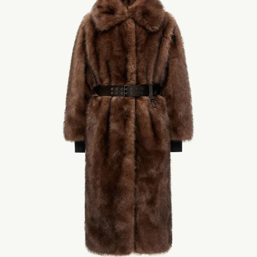 Arly Belted Textured Down Coat