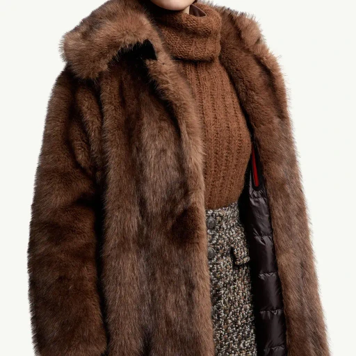 Arly Belted Textured Down Coat
