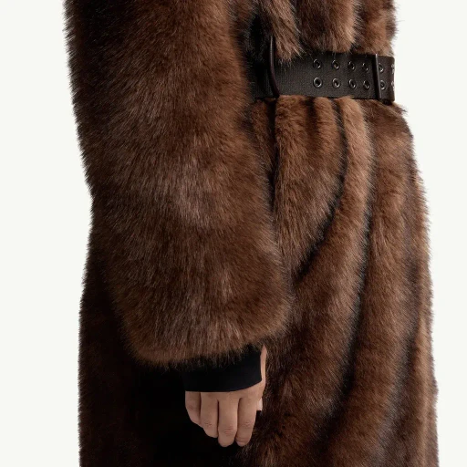 Arly Belted Textured Down Coat