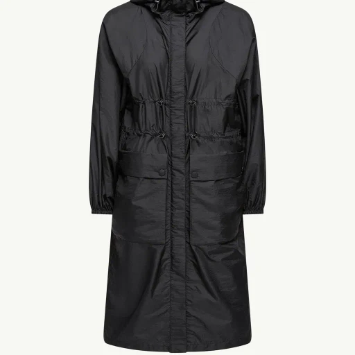 Canneberge Hooded Long Jacket