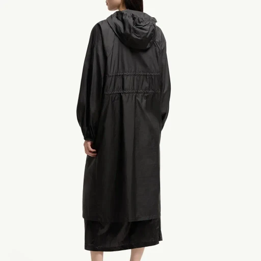 Canneberge Hooded Long Jacket