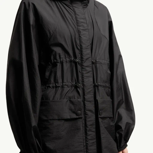 Canneberge Hooded Long Jacket