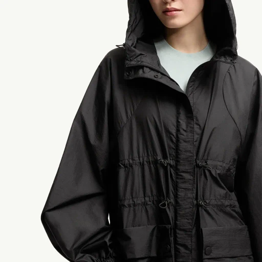 Canneberge Hooded Long Jacket