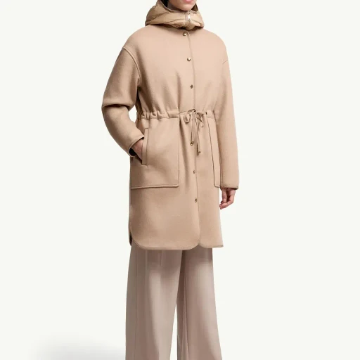 Bonreposse 3-In-1 Wool & Cashmere Long Down Jacket