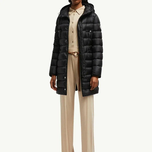 Hirma Hooded Long Down Jacket