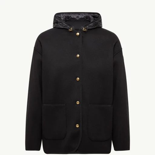 Reposse 3-In-1 Wool & Cashmere Short Down Jacket