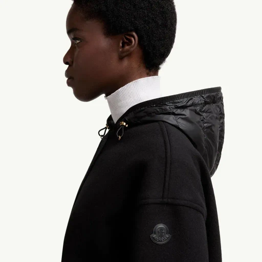 Reposse 3-In-1 Wool & Cashmere Short Down Jacket