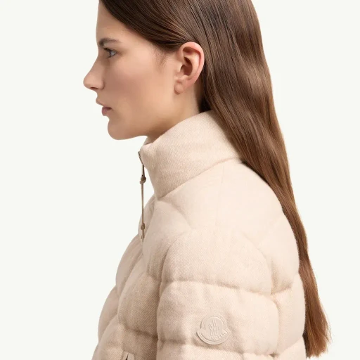 Agastache Cashmere & Linen Short Down Jacket