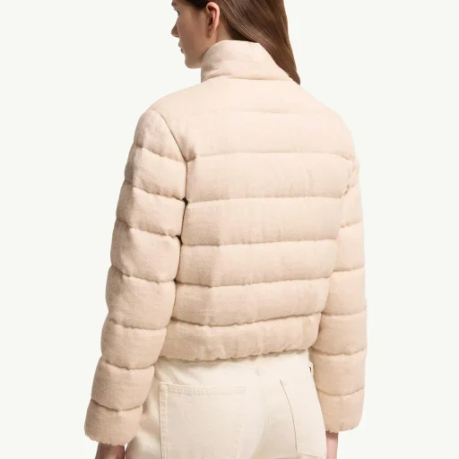 Agastache Cashmere & Linen Short Down Jacket