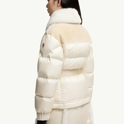 Alvernia Belted Shearling Down Jacket