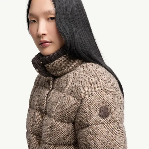 Antigony Wool Blend Short Down Jacket