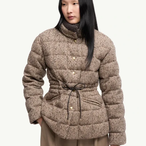 Antigony Wool Blend Short Down Jacket