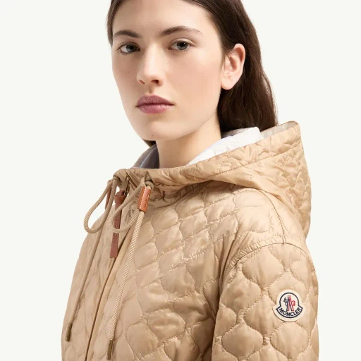 Arum Hooded Mid-Length Down Jacket