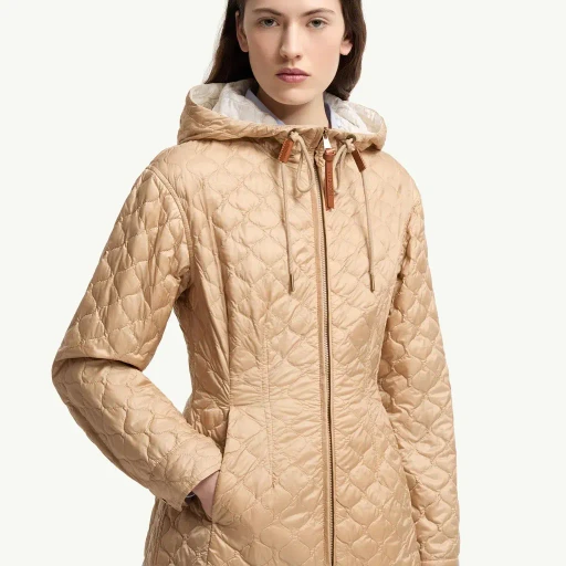 Arum Hooded Mid-Length Down Jacket