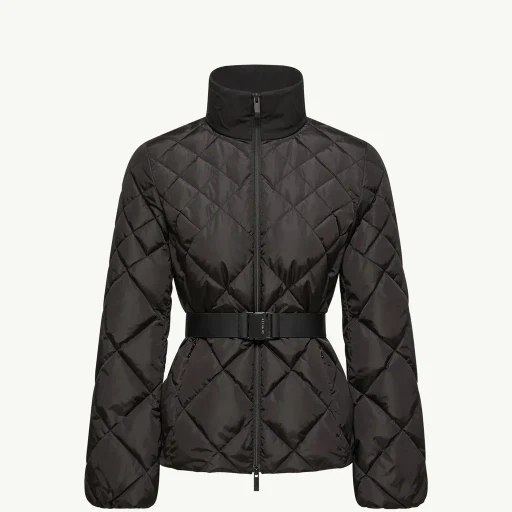 Balsamine Geometric-Quilted Short Down Jacket