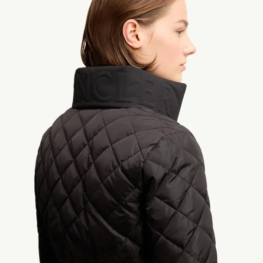 Balsamine Geometric-Quilted Short Down Jacket