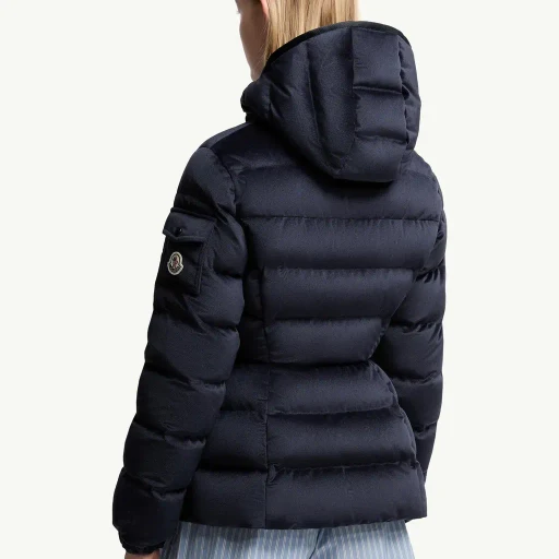 Barante Hooded Velour Short Down Jacket