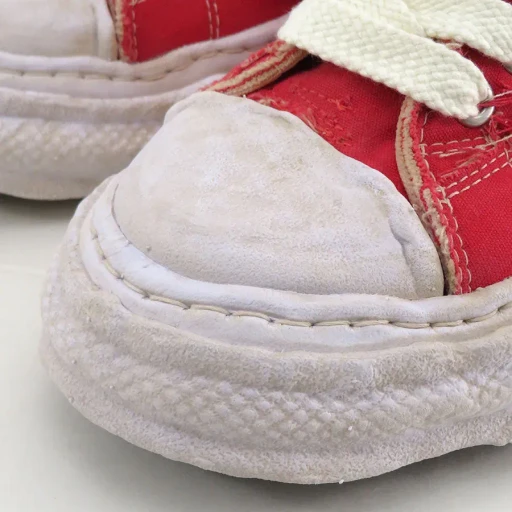 -Peterson 23- Og Sole Ripping And Overdyeing Canvas Low-Top Sneaker