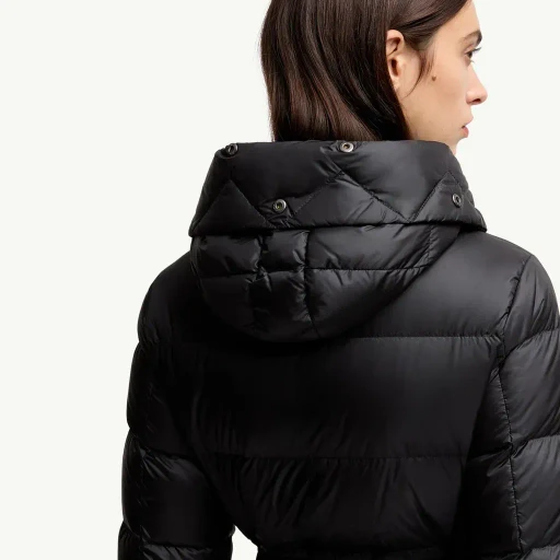 Boed Hooded Shearling-Trimmed Short Down Jacket