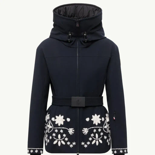 Blaye Embroidered Hooded Insulated Ski Jacket