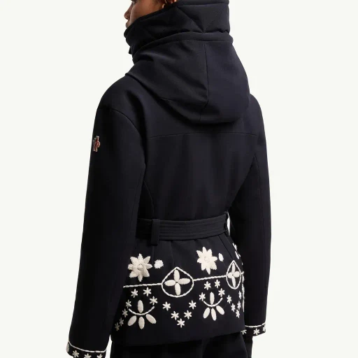 Blaye Embroidered Hooded Insulated Ski Jacket