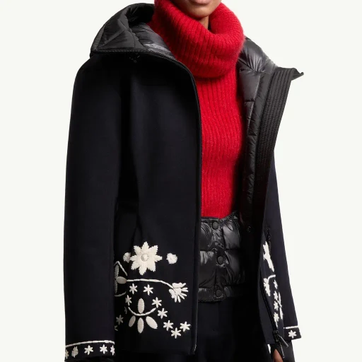 Blaye Embroidered Hooded Insulated Ski Jacket