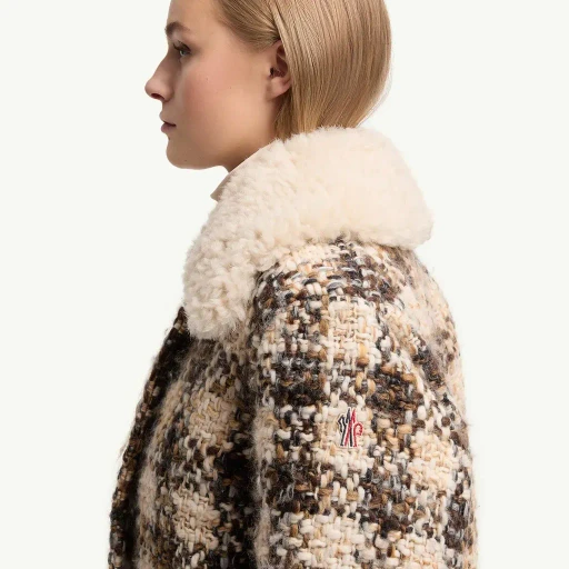 Camlez Wool & Shearling-Trimmed Short Down Jacket