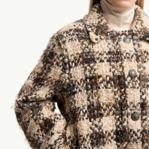 Camlez Wool & Shearling-Trimmed Short Down Jacket