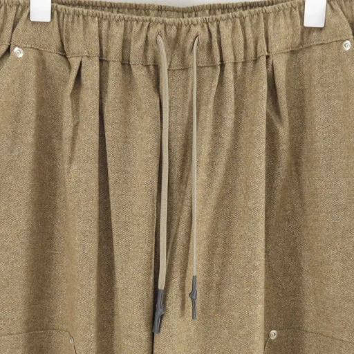 Cashmere Wool Double Knee Pants