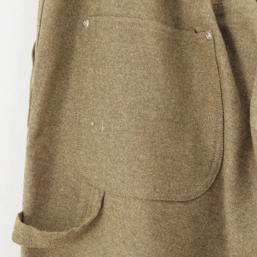 Cashmere Wool Double Knee Pants