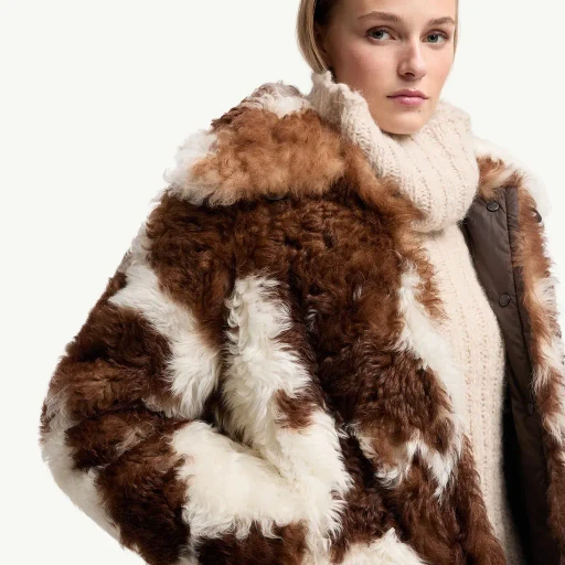 Chalanson Shearling Short Padded Jacket