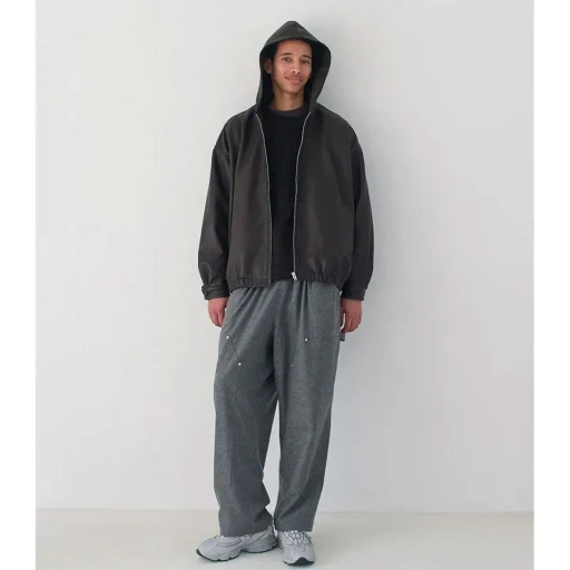Cashmere Wool Double Knee Pants