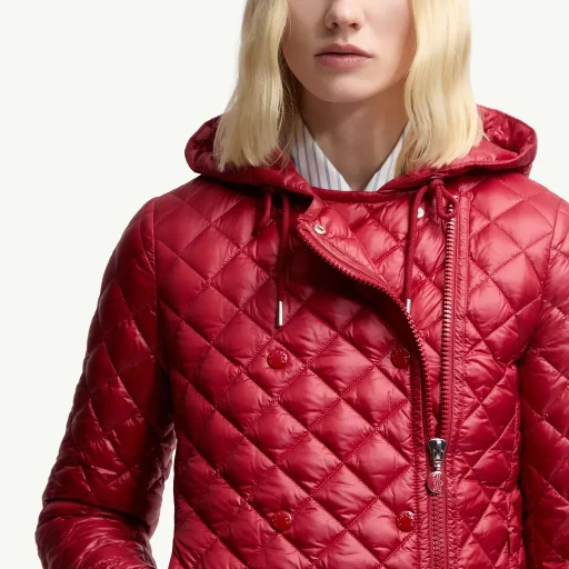 Corbelin Diamond-Quilted Hooded Short Down Jacket