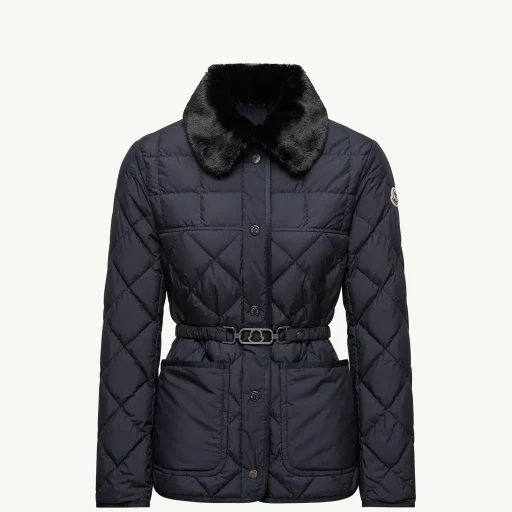 Cygne Diamond-Quilted Short Down Jacket