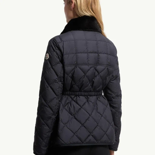 Cygne Diamond-Quilted Short Down Jacket