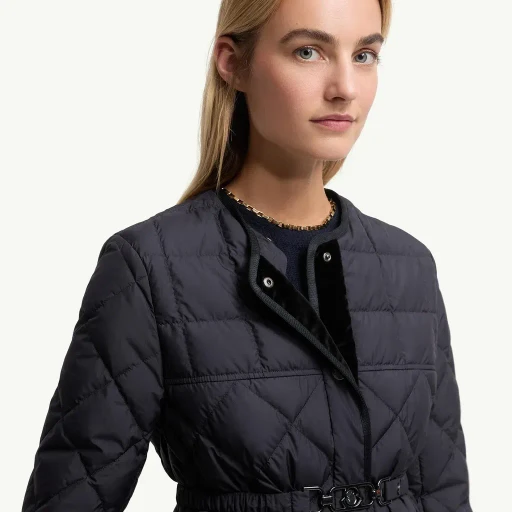 Cygne Diamond-Quilted Short Down Jacket