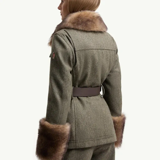 Devez Wool & Shearling-Trimmed Down Field Jacket
