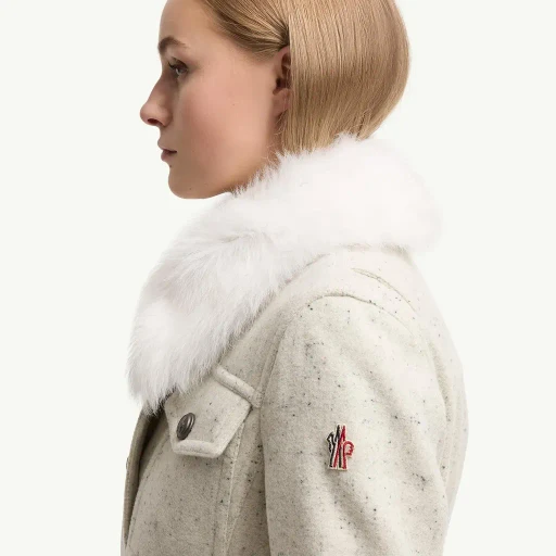 Devez Wool & Shearling-Trimmed Down Field Jacket