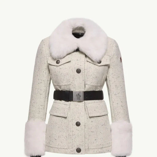 Devez Wool & Shearling-Trimmed Down Field Jacket