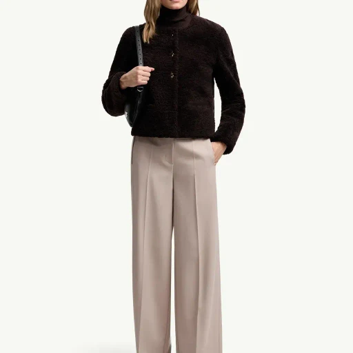 Epernon Shearling Short Down Jacket