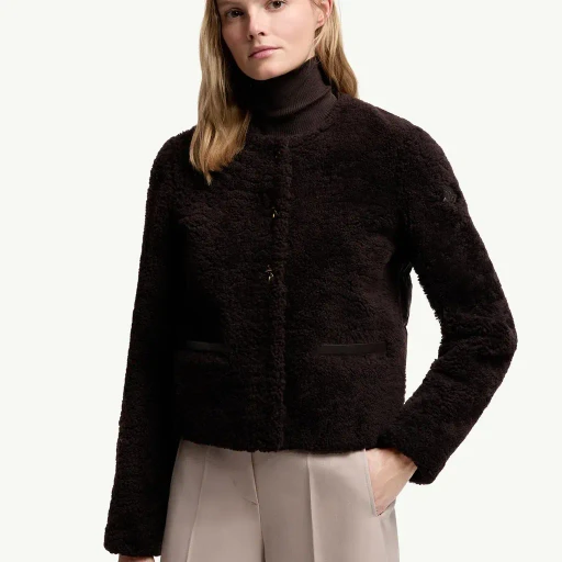 Epernon Shearling Short Down Jacket