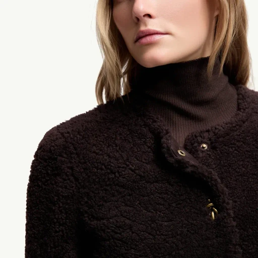 Epernon Shearling Short Down Jacket